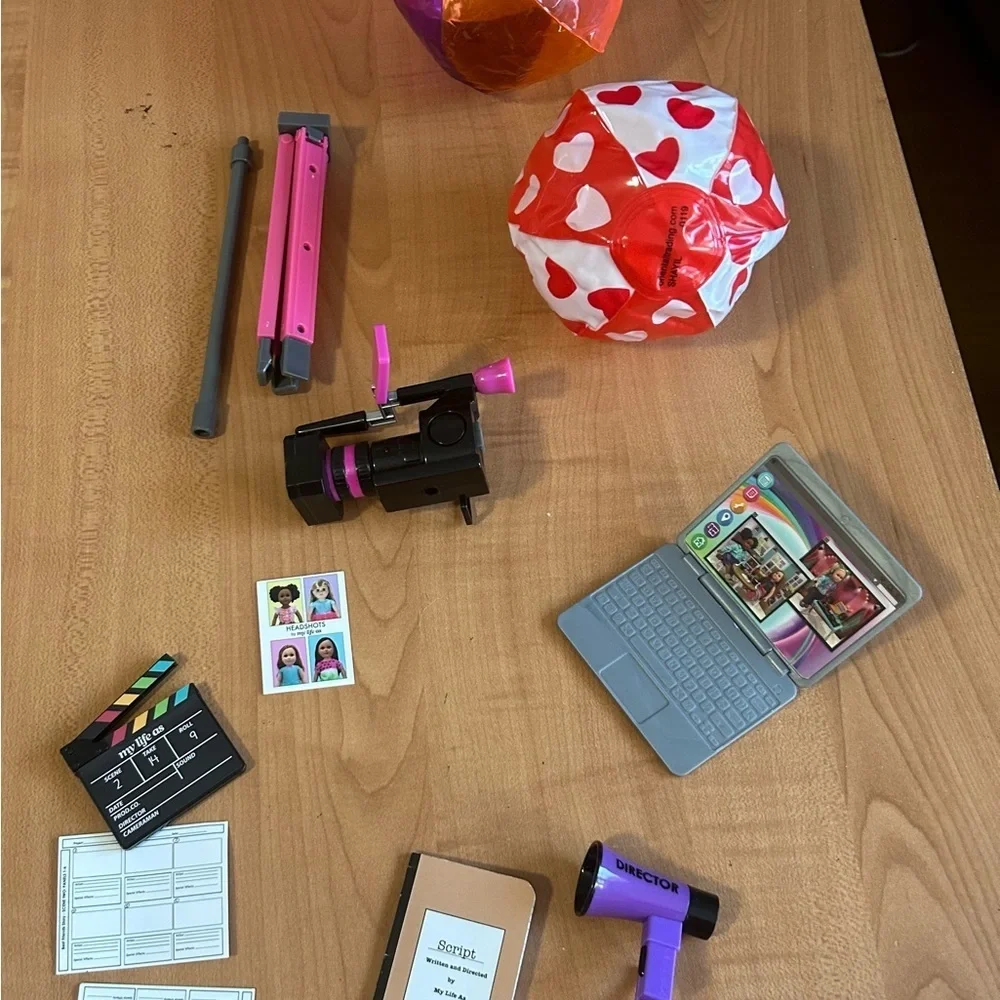 My life movie camera set for 18”dolls my scene lot of 12